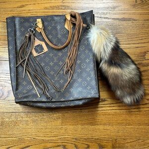 Louis Vuitton Monogram Sac Plat Women's Handbag, Tote Bag